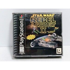 1996 SONY PLAYSTATION 1 PS1 STAR WARS REBEL ASSAULT II CIB TESTED WORKING
